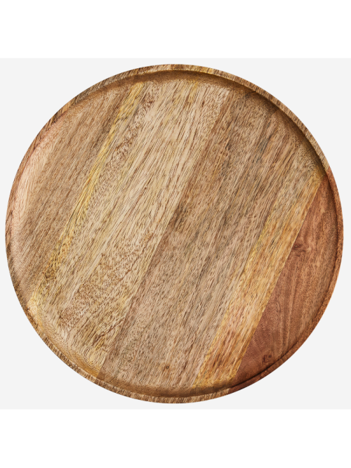 Assiette ronde en bois