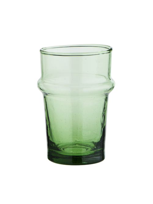 Verre Beldi transparent vert